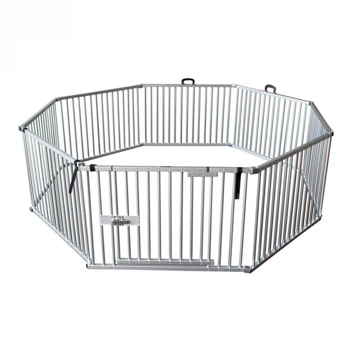 Puppyren Aluminium (8 panelen van 80cm hoog x 80cm lang)