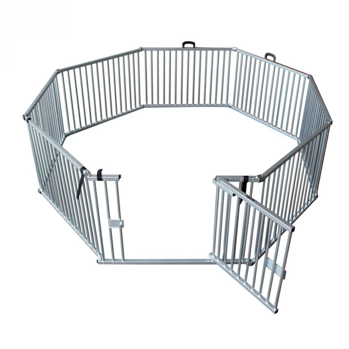 Puppyren Aluminium (8 panelen van 80cm hoog x 80cm lang)