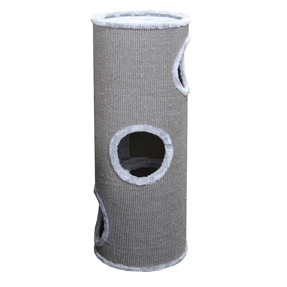 Krabton Trend Catdome Everlast Tower 3-Level &ndash; Grijs