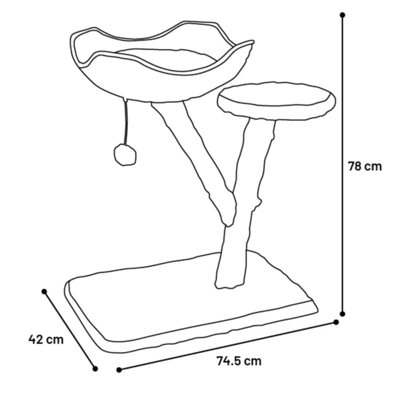 Krabpaal Carlito Beige