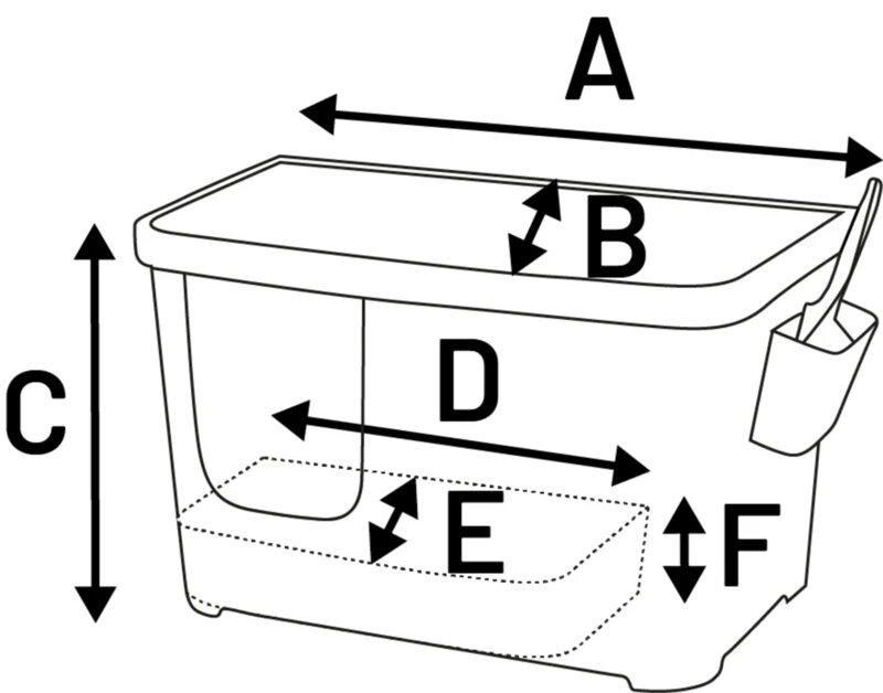 Kattentoilet Barik Wit
