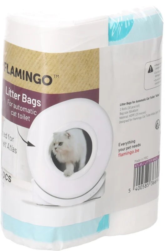 Kattenbakzakken Atlas Wit