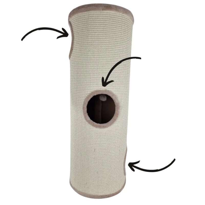 Krabton Cecil &ndash; Beige Krabmeubel voor Katten