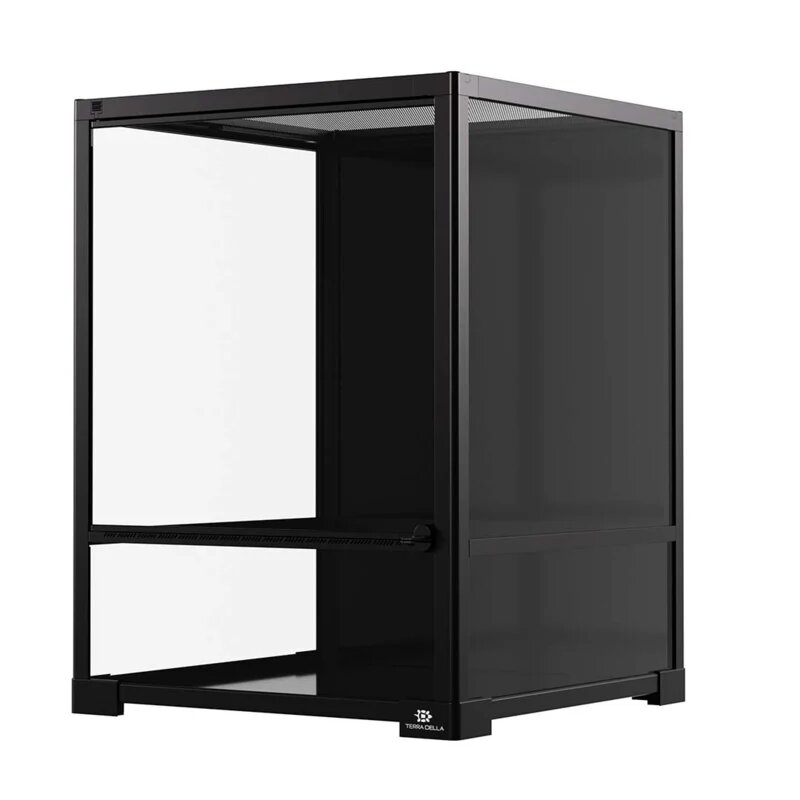 Terrarium knockdown Zwart 45x45x60cm