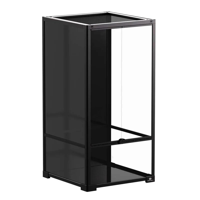 Terrarium knockdown Zwart 45x45x90cm