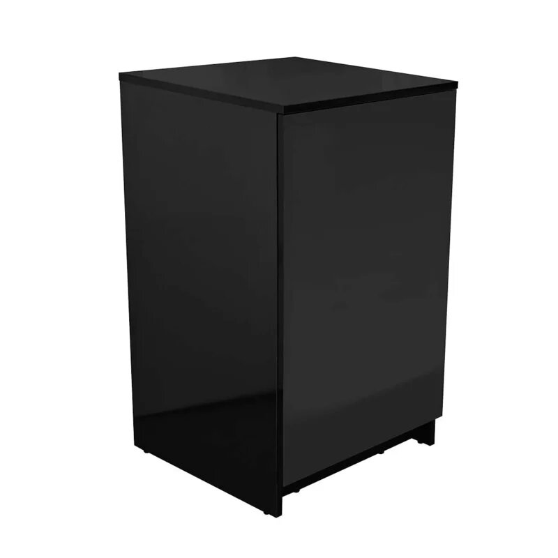 Terrarium knockdown Zwart + terrariumkast 45x45x136cm