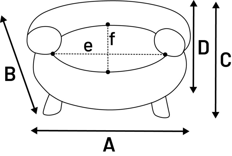 Sofa Dudo Rond Beige