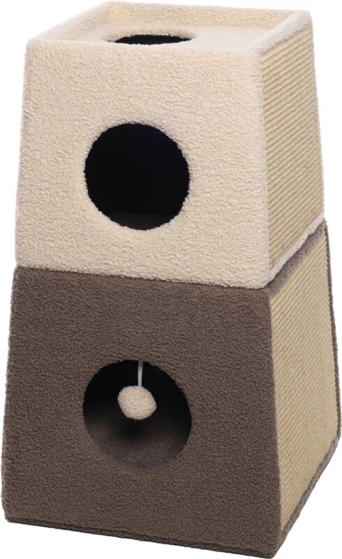 Krabton Doddo &ndash; Beige/Taupe Krabmeubel voor Katten