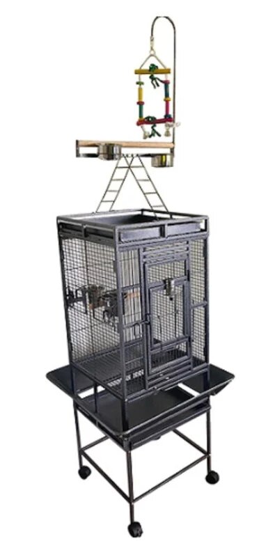 Papegaaienkooi Paco antraciet