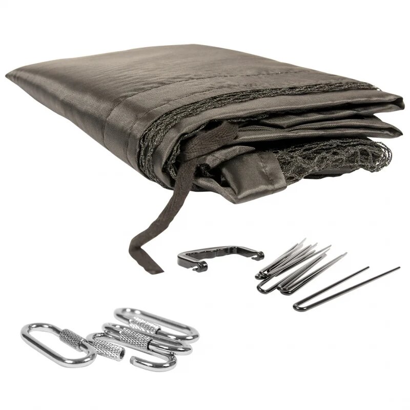 Puppyren met deur &amp; net &amp; haken zwart