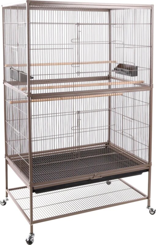 Voli&egrave;re Sumba &ndash; Taupe Binnenvoli&egrave;re voor Parkieten en Kanaries