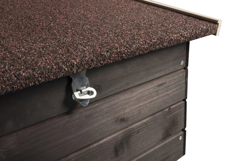 Houten Kippenhok Flora Country Bruin &ndash; Flamingo Buitenhok met Ren voor 2-3 Kippen