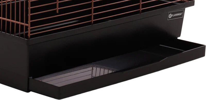 Vogelkooi Agnes - Koper/Zwarte Binnenkooi voor Parkieten en Kanaries