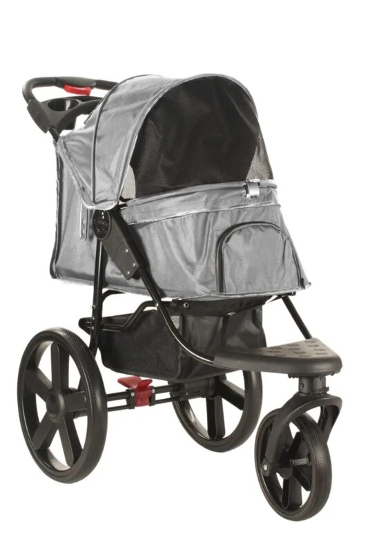 Hondenbuggy Comfort All Terrain - 3 Wielen - Antraciet