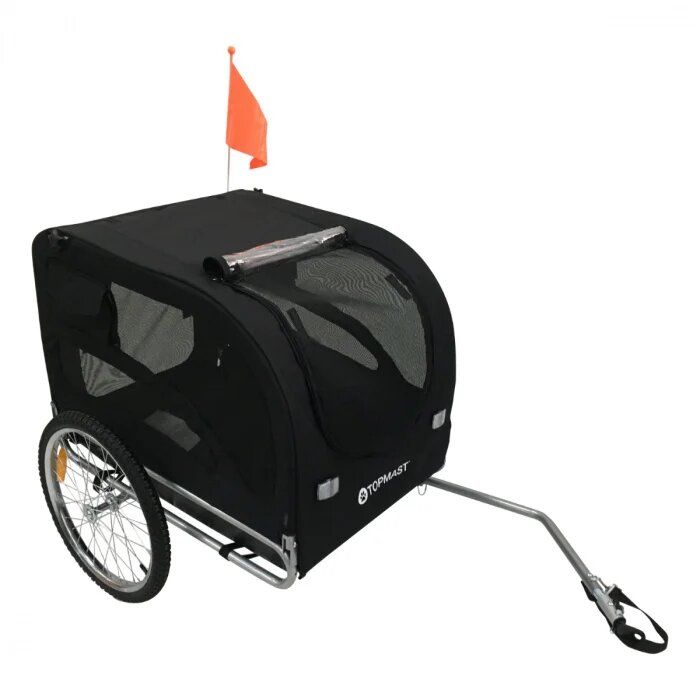 Hondenfietskar Classic - Opvouwbaar - Zwart - XL