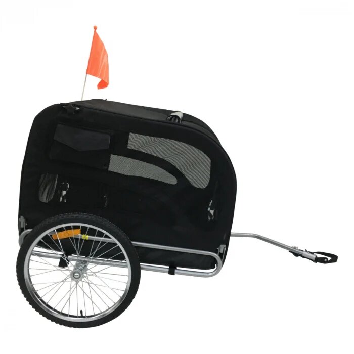 Hondenfietskar Classic - Opvouwbaar - Zwart - XL