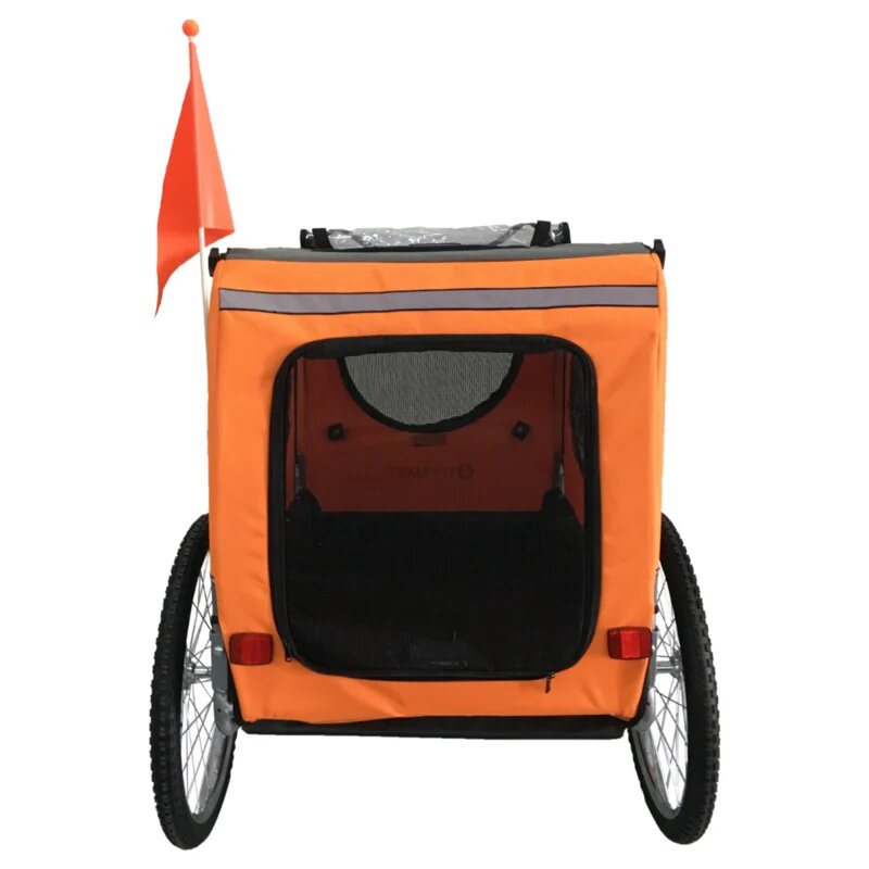 Hondenfietskar Original - Opvouwbaar - Oranje - Large