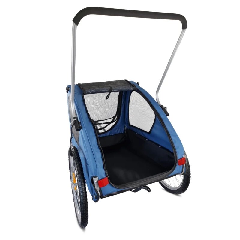 Hondenfietskar Streamline - Met Jogger Functie en Draaibaar voorwiel - Blauw