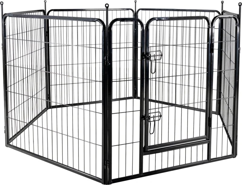 Puppyren ZECTA ZWART 162x140x80CM