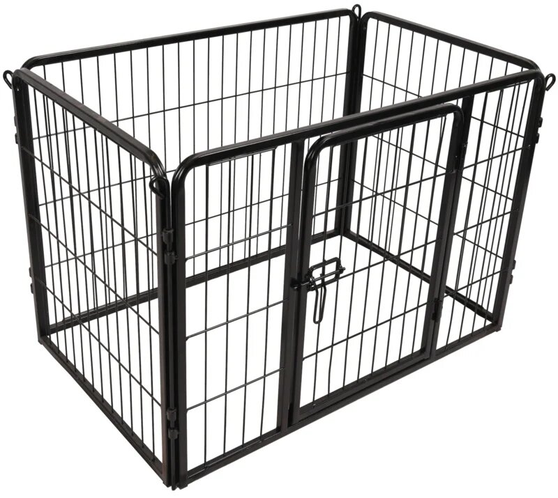 Puppyren KAZAN ZWART M 109x72x72CM