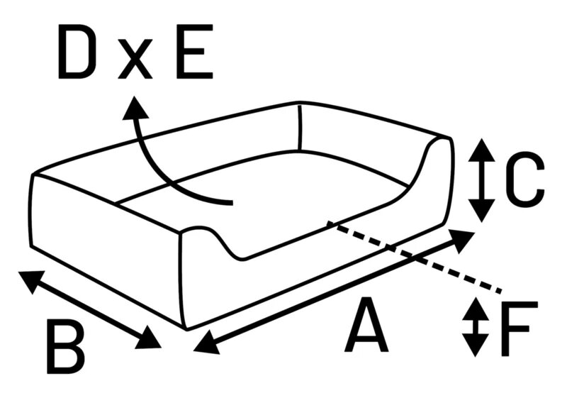 Baldar Rechthoekig Geel