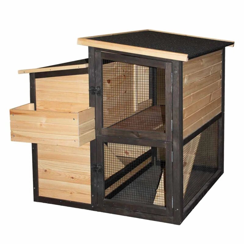 Houten Kippenhok Cackleberry Cabin &ndash; Woodland Design Buitenhok voor 2 Kippen 