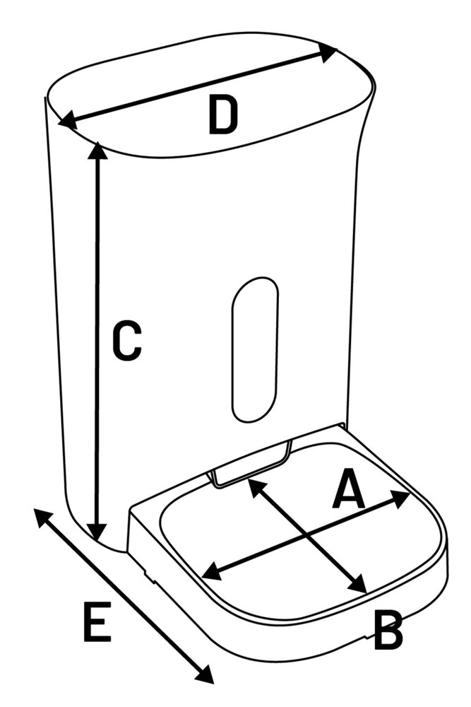 Voederautomaat Odion Wit