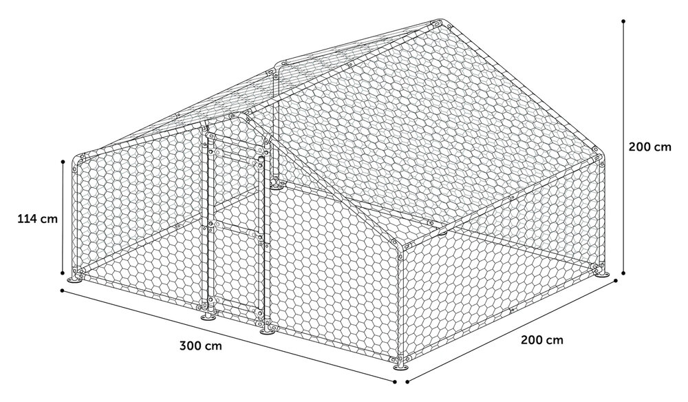 Kippenren Doerak 200 &ndash; Zilveren Buitenren voor Kippen en Pluimvee