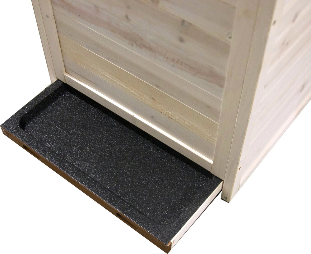 Houten Kippenhok Yandan Scandic Wit &ndash; Flamingo Buitenhok voor 2 Kippen