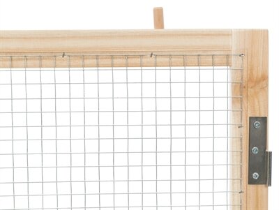 Indoor Ren Trixie 4 Panelen Hout &ndash; Binnenren voor Konijnen &amp; Knaagdieren Uitbreidbaar 60-240x50 cm