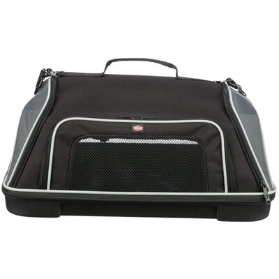 Vliegtuigtas Trixie Boarding Zwart/Grijs &ndash; Hondentas voor Handbagage in het Vliegtuig tot 7 kg 55x23x40 cm
