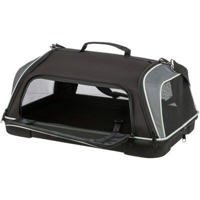 Vliegtuigtas Trixie Boarding Zwart/Grijs &ndash; Hondentas voor Handbagage in het Vliegtuig tot 7 kg 55x23x40 cm