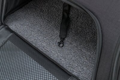 Vliegtuigtas Trixie Gate Zwart &ndash; Draagtas voor Handbagage in het Vliegtuig tot 7 kg 45x28x25 cm