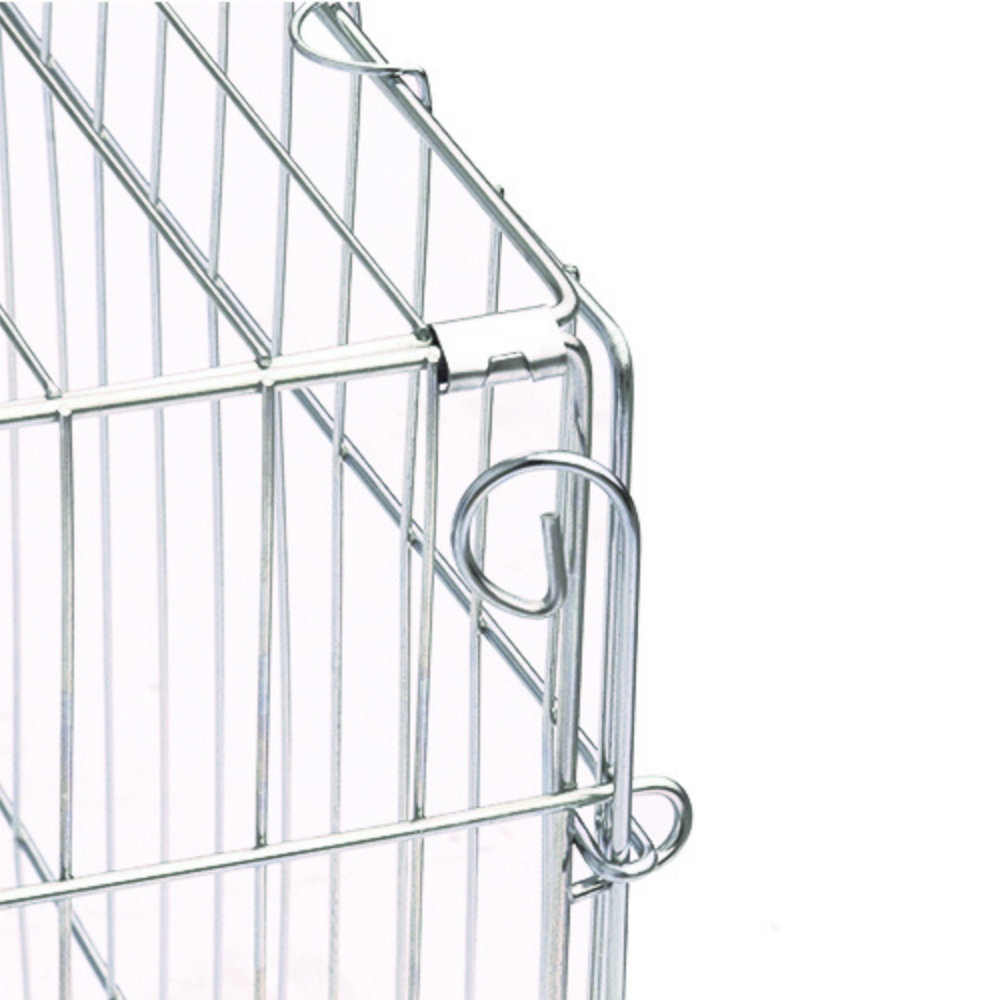 Konijnenren Topmast Verzinkt Staal Maat XL &ndash; Ruime Inklapbare Buitenren voor Konijnen &amp; Knaagdieren 144x112x60 cm