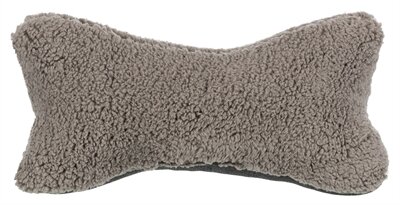 Hondenkussen Trixie Bendson Bot Lichtgrijs/Donkergrijs &ndash; Ergonomisch Hoofdkussen voor Hoofd &amp; Nek 40x22 cm