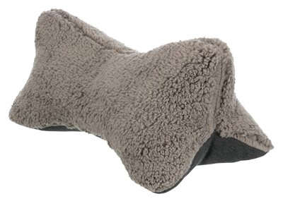Hondenkussen Trixie Bendson Bot Lichtgrijs/Donkergrijs &ndash; Ergonomisch Hoofdkussen voor Hoofd &amp; Nek 40x22 cm