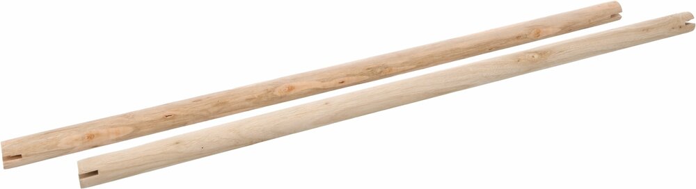 Zitstok voor Papegaaienkooi Flamingo Paolo Naturel &ndash; Houten Vervangzitstokken 32x625 mm, Set van 2