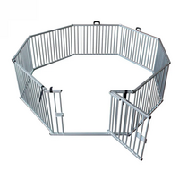 Puppyren Aluminium (8 panelen van 100cm hoog x 80cm lang)