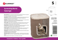 Krabton George S &ndash; Beige/Naturel Krabmeubel voor Katten