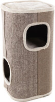 Krabton Flamingo George M Beige/Naturel/Lichtbruin &ndash; Krabmeubel voor Katten met Sisal 40x40x80 cm