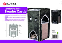 Donkergrijs Krabmeubel voor Katten