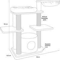 Krabpaal Fenway Grijs