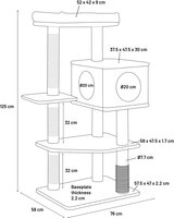Krabpaal Fulgur Grijs