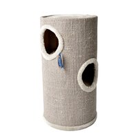 Krabton Tower &ndash; Lichtgrijs Krabmeubel voor Katten