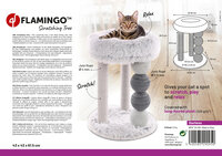 Krabpaal Duchess Grijs &amp; Wit