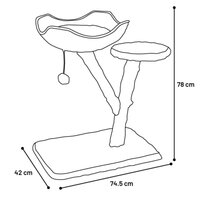 Krabpaal Carlito Beige