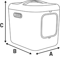 Kattentoilet Romy Wit