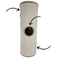 Krabton Cecil &ndash; Beige Krabmeubel voor Katten