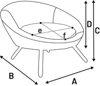 Sofa Dolco Rond Groen