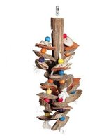 Vogelspeelgoed 195 papegaai/grote parkiet